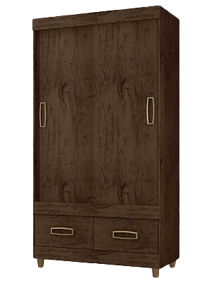 Guarda Roupa 2 Portas e 2 Gavetas