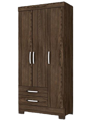 Guarda Roupa 3 Portas e 2 Gavetas